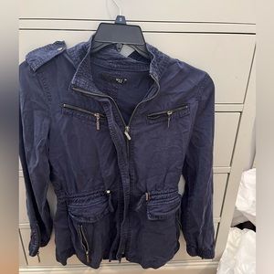 Max Blue Jacket with Silver Accents